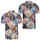 Colorful Horse Faces for Equestrian Fans at Country Club Summer Events and Riding Days Men's Polo Shirt - 2