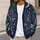Mystic Moon Witch Motifs for Halloween Layering, Dark Academia Women's Outfit Style All-over Print Knitted Cardigan - 5