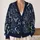 Mystic Moon Witch Motifs for Halloween Layering, Dark Academia Women's Outfit Style All-over Print Knitted Cardigan - 2