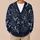 Mystic Moon Witch Motifs for Halloween Layering, Dark Academia Women's Outfit Style All-over Print Knitted Cardigan - 6