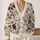 Botanical Wildflower Bouquet for Relaxed Autumn Layering and Everyday Garden Style All-over Print Knitted Cardigan - 2