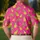 Tropical Pineapple Palm Motif for Summer Vacation and Beach Resort Style for Women Men's Polo Shirt - 5