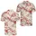 Red Sakura Branches for Beach Vacations, Summer Travel, and Relaxed Resort Days Outdoors Men's Polo Shirt - 2