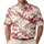 Red Sakura Branches for Beach Vacations, Summer Travel, and Relaxed Resort Days Outdoors Men's Polo Shirt - 1