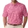 Pink Ribbon Golf Stick Figures for Cancer Awareness Events and Survivor Support Gifts Men's Polo Shirt - 1