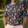 Multicolor Cancer Awareness Ribbons For Golf Days, Charity Events, And Survivor Support Men's Polo Shirt - 4