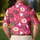Funny Donut Middle Finger Pink Valentines Golf Gift For Adult Food Lovers And Friends Men's Polo Shirt - 5