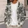 Black White Tropical Leaf Foliage For Relaxed Everyday Layering Women's Casual Style All-over Print Knitted Cardigan - 5