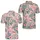 Pink Flamingo Tropical Garden Scene for Resort Golf Days and Sunny Summer Escapes Men's Polo Shirt - 2