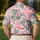 Pink Flamingo Tropical Garden Scene for Resort Golf Days and Sunny Summer Escapes Men's Polo Shirt - 5