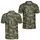 Olive Woodland Golfers with Swing Silhouettes for Fairway Weekend Outdoor Leisure Men's Polo Shirt - 2