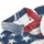 American Flag Golf Scene for Fourth of July Fairways and Patriotic Weekend Players Men's Polo Shirt - 6