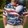 American Flag Golf Scene for Fourth of July Fairways and Patriotic Weekend Players Men's Polo Shirt - 4