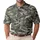 Shark Fishing Adventure Ocean Camo for Coastal Outdoor Style and Beach Days for Men Men's Polo Shirt - 1