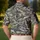 Shark Fishing Adventure Ocean Camo for Coastal Outdoor Style and Beach Days for Men Men's Polo Shirt - 5