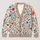 Watercolor Meadow Flowers and Wild Leaves for Relaxed Spring Layering Everyday Style All-over Print Knitted Cardigan - 1