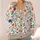 Watercolor Meadow Flowers and Wild Leaves for Relaxed Spring Layering Everyday Style All-over Print Knitted Cardigan - 4