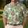 Capybara Floral Golf Style for Relaxed Weekend Fairways and Nature Lovers Gift Idea Men's Polo Shirt - 4