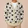 Black Cat Paw Heart Motifs for Cozy Everyday Layering and Casual Pet Lover Style All-over Print Knitted Cardigan - 6