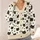 Black Cat Paw Heart Motifs for Cozy Everyday Layering and Casual Pet Lover Style All-over Print Knitted Cardigan - 4