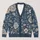 Cream Botanical Blooms For Relaxed Weekend Layering And Everyday Garden-Inspired Style All-over Print Knitted Cardigan - 1