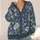Cream Botanical Blooms For Relaxed Weekend Layering And Everyday Garden-Inspired Style All-over Print Knitted Cardigan - 4