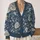 Cream Botanical Blooms For Relaxed Weekend Layering And Everyday Garden-Inspired Style All-over Print Knitted Cardigan - 2