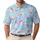 Colorful Flamingo Golf Theme for Resort Days and Summer Fairways for Men and Bird Lovers Men's Polo Shirt - 1