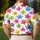 Colorful Friendly Monster Parade for Playful Weekend Golf Style and Everyday Fun Men's Polo Shirt - 5