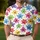 Colorful Friendly Monster Parade for Playful Weekend Golf Style and Everyday Fun Men's Polo Shirt - 4