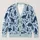 Blue Cryptid Dinosaur Woodland Motifs For Autumn Winter Gift Style For Men And Couples All-over Print Knitted Cardigan - 1
