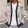 Pink Bow Skull Bones and Spiderwebs for Casual Everyday Layering and Commuting Women All-over Print Knitted Cardigan - 5