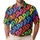 Rainbow Empowerment Fists for Pride Celebrations, Festivals, and Community Events Men's Polo Shirt - 1