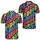 Rainbow Empowerment Fists for Pride Celebrations, Festivals, and Community Events Men's Polo Shirt - 2