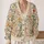 Butterflies and Wildflowers for Cottagecore Autumn Layering, Garden Strolls, Women All-over Print Knitted Cardigan - 2