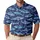 Colorful Shark Ocean Theme for Beach Vacations and Golf Days, Men and Women Travelers Men's Polo Shirt - 1