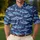 Colorful Shark Ocean Theme for Beach Vacations and Golf Days, Men and Women Travelers Men's Polo Shirt - 4