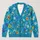 Turquoise Wildflower Sprigs for Colorful Autumn Layering and Everyday Women's Style All-over Print Knitted Cardigan - 1