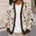 Cute Ghosts and Pumpkins for Cozy Halloween Layering, Spooky Autumn Style for Women All-over Print Knitted Cardigan - 5