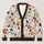 Cute Ghosts and Pumpkins for Cozy Halloween Layering, Spooky Autumn Style for Women All-over Print Knitted Cardigan - 1