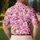 Pink Western Cowgirl Rodeo Icons for Golf Days, Country Outings, and Ranch Life Fans Men's Polo Shirt - 5