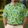 Colorful Golf Green Motifs for Summer Fairway Days and Weekend Rounds for Golf Lovers Men's Polo Shirt - 4