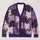 Purple Cat Faces For Cozy Everyday Layering And Playful Weekend Style For Cat Lovers All-over Print Knitted Cardigan - 1