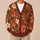 Coral Wildflower Blooms for Relaxed Everyday Layering and Weekend Outings All-over Print Knitted Cardigan - 6