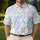 Pastel Diamond Golf Style for Sunny Fairway Days, Resort Weekends, and Women Golf Players Men's Polo Shirt - 4