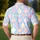 Pastel Diamond Golf Style for Sunny Fairway Days, Resort Weekends, and Women Golf Players Men's Polo Shirt - 5