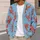 Red Lobster Motifs for Playful Coastal Layering and Everyday Youthful Weekend Style All-over Print Knitted Cardigan - 5