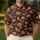 Halloween Pumpkin Bat And Witch Motifs For Spooky Autumn Golf Days And Festive Gatherings Men's Polo Shirt - 4