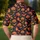 Halloween Pumpkin Bat And Witch Motifs For Spooky Autumn Golf Days And Festive Gatherings Men's Polo Shirt - 5
