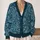 Teal Paisley Bohemian Layering Style For Everyday Travel, Office Days, And Weekend Wear All-over Print Knitted Cardigan - 2